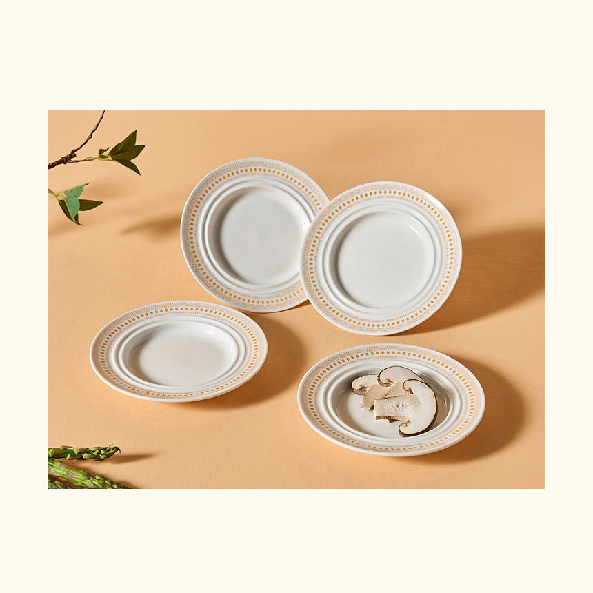 Corelle Rosemont Plate 4pc 6" Dinner Set - Adamhnk