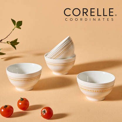 Corelle Rosemont Rice Bowl 4pc Dinner Set - Adamhnk