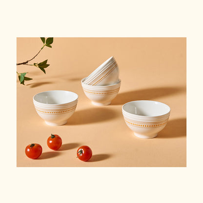 Corelle Rosemont Rice Bowl 4pc Dinner Set - Adamhnk