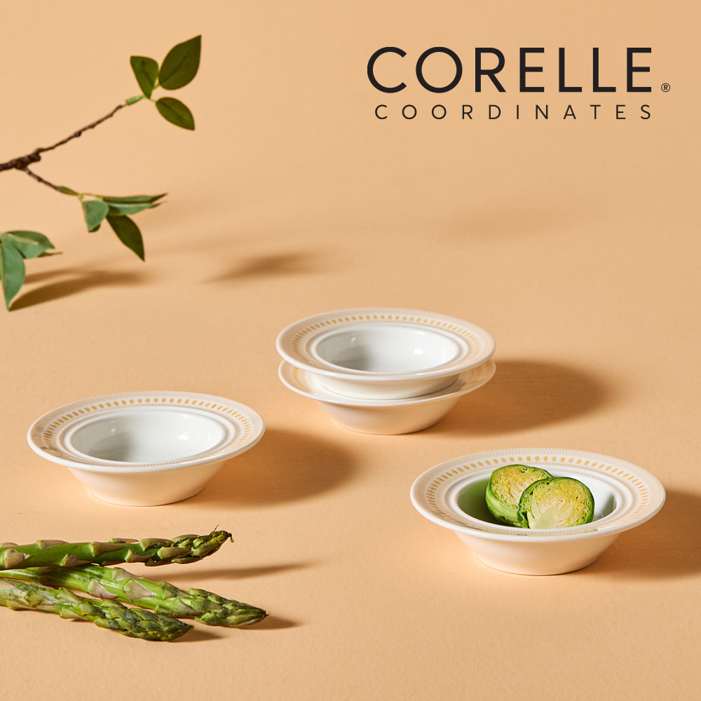 Corelle Rosemont Sauce Bowl 4pc Dinner Set - Adamhnk