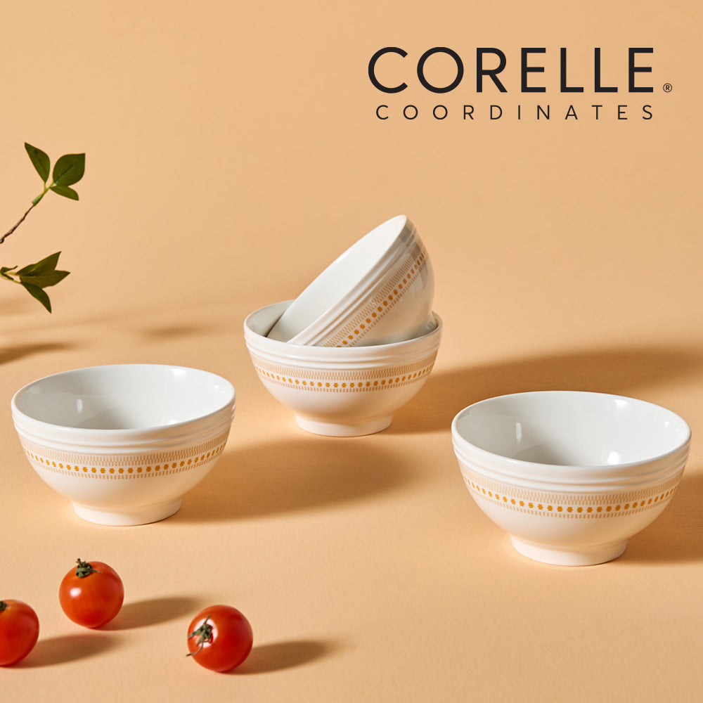 Corelle Rosemont Soup Bowl 4pc Dinner Set - Adamhnk