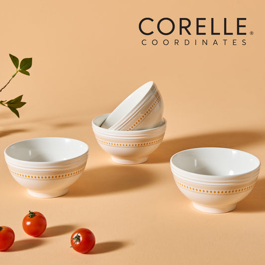 Corelle Rosemont Soup Bowl 4pc Dinner Set - Adamhnk