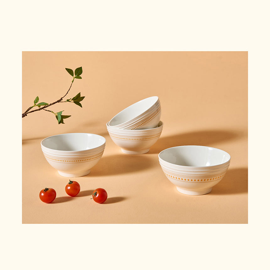 Corelle Rosemont Soup Bowl 4pc Dinner Set - Adamhnk