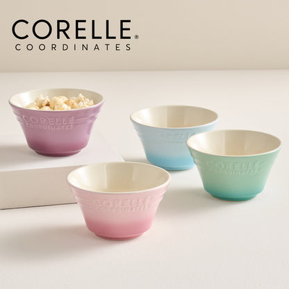 Corelle Breeze Stone Rice Bowl 4p Dinnerware Dishwasher Oven Safe 4 Color
