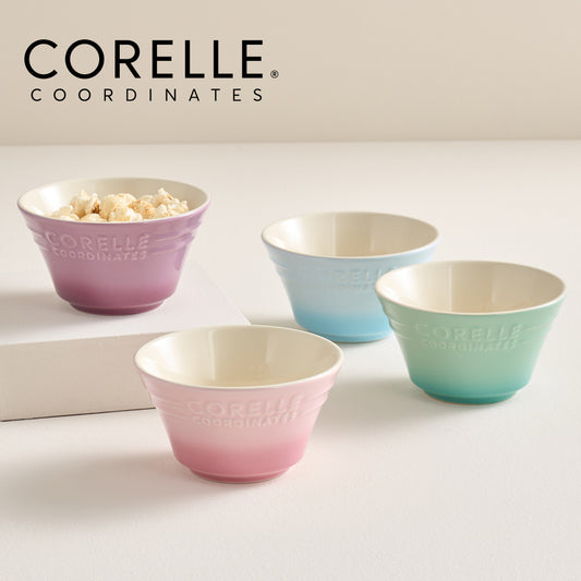Corelle Breeze Stone Rice Bowl 4p Dinnerware Dishwasher Oven Safe 4 Color