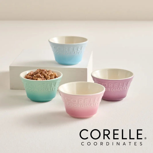 Corelle Breeze Stone Sauce Bowl 4p Dinnerware Dishwasher Oven Safe 4 Color