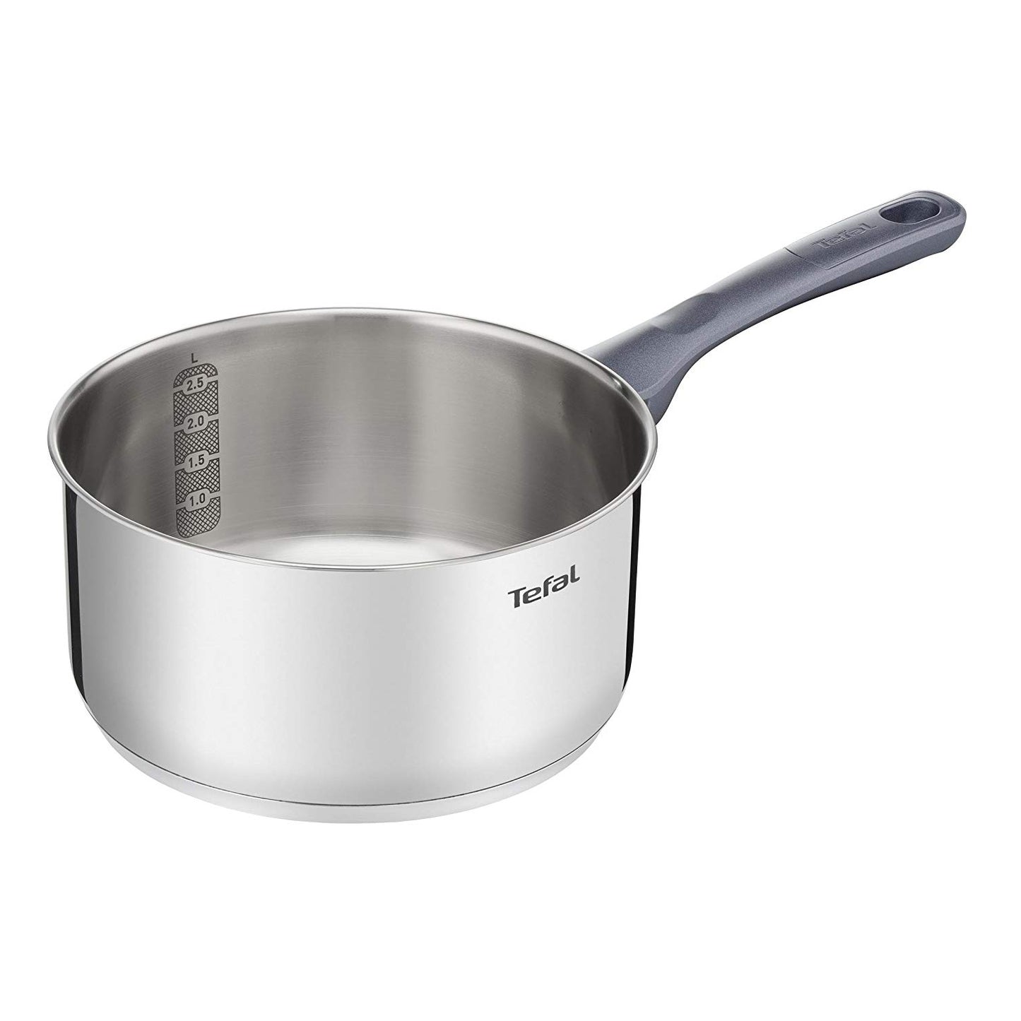 Tefal Daily Cook Stainless Steel Induction Saucepan (16cm, 1.5L) Dishwasher Oven Safe No PFOA Silver