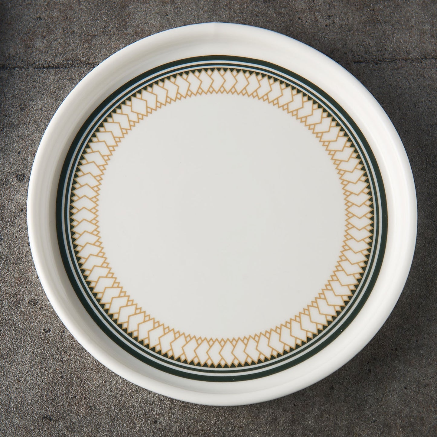 DIAS Ceramic Round Small Plate Dinnerware No PFOA White