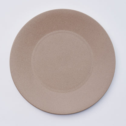 DILLO Art Objet Large Round Plate Dinnerware Brown