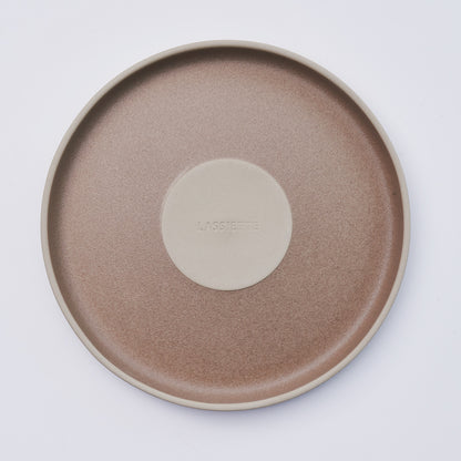 DILLO Art Objet Small Round Plate Dinnerware Brown