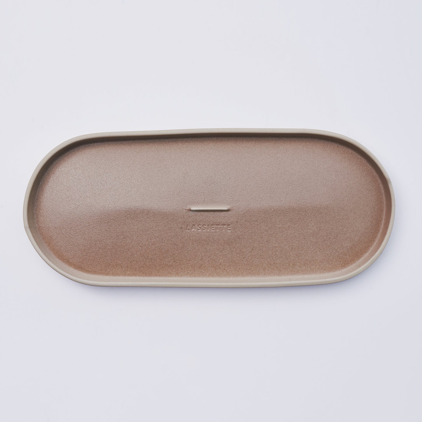 DILLO Art Objet Rectangular Plate Dinnerware Brown - 라씨에뜨 딜로 직사각접시 브라운 - adamhnk