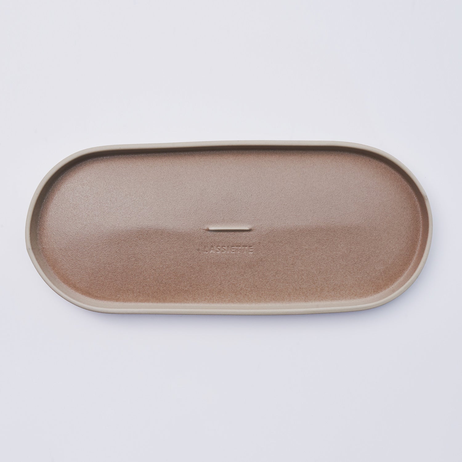 DILLO Art Objet Rectangular Plate Dinnerware Brown - 라씨에뜨 딜로 직사각접시 브라운 - adamhnk