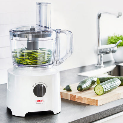 Tefal DO2481 Easyforce 2in1 Food Processor (2.4L) & Blender (1.8L) 800W White