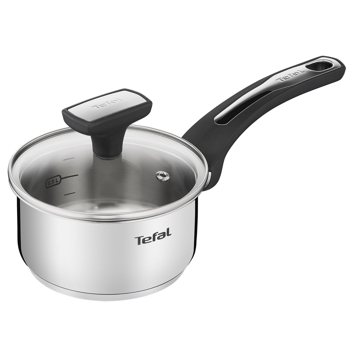 Tefal Emotion Stainless Steel Induction Saucepan (16cm) Dishwasher Oven Safe No PFOA Silver