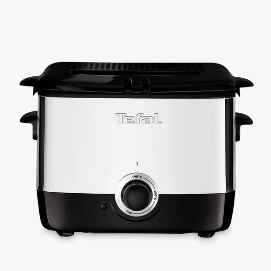 Tefal FF2200 Nonstick Mini Deep Fryer with Basket (1.0L) Oil / 600g (Food) Stainless Steel 1000W