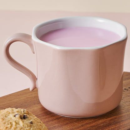 FRILL Ceramic Coffee Cup (390ml) Dishwasher Safe Pink