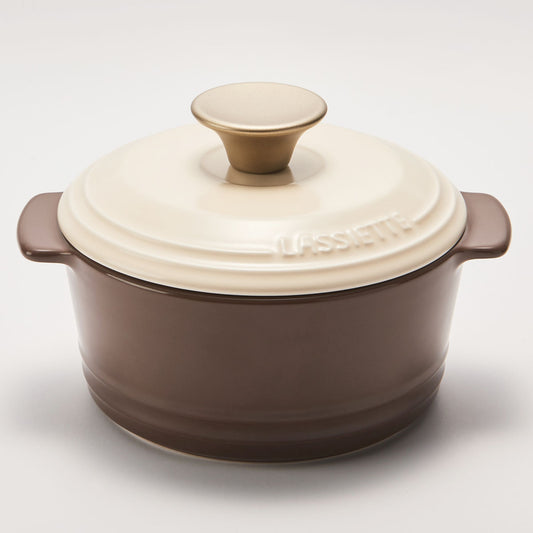 GEMPOT GOLD EDITION Premium Ceramic Stewpot (14cm) No-Crack Dishwasher Oven Safe No PFOA - 라씨에뜨 젬팟 골드에디션 14cm - adamhnk