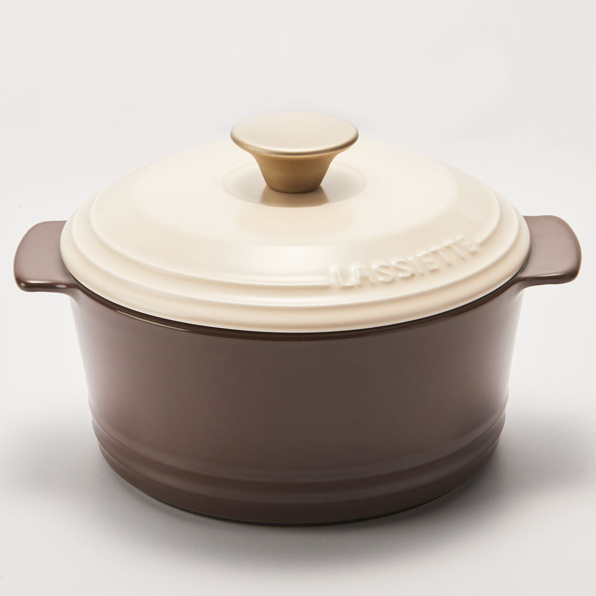 GEMPOT GOLD EDITION Premium Ceramic Stewpot (18cm) No-Crack Dishwasher Oven Safe No PFOA - 라씨에뜨 젬팟 골드에디션 18cm - adamhnk