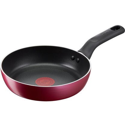 Tefal Glory Induction Frying Pan 2p (20+28cm) Dishwasher Oven Safe No PFOA Red