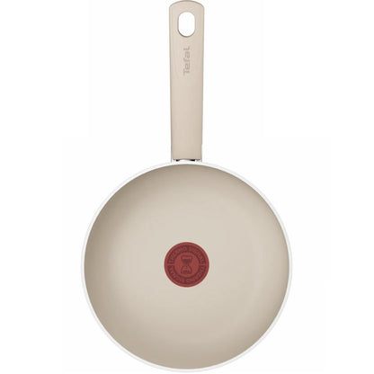 Tefal Glossy Shine Titanium 2X Nonstick Frying Pan (20cm) Dishwasher Safe Beige