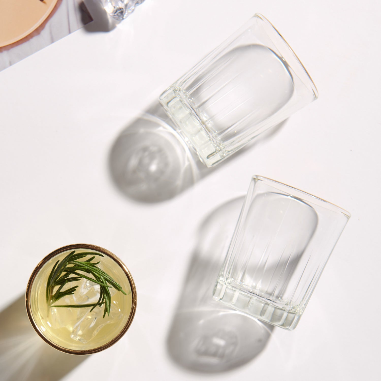 GOLDLINE 24K Shot Glass 4p (50ml) Clear - 라씨에뜨 24k 골드라인 소주잔 C 4p - adamhnk