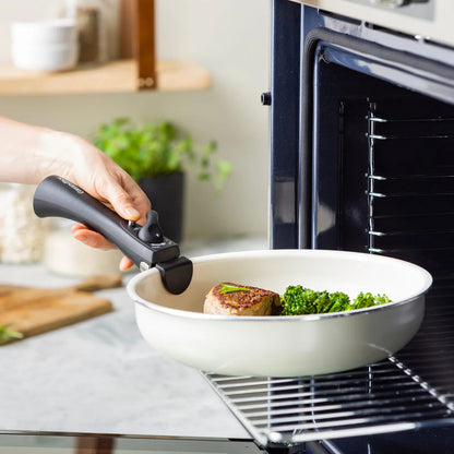 Greenpan Click Chef Induction Frying Pan 5p PFAS Free - Cream White - Adamhnk