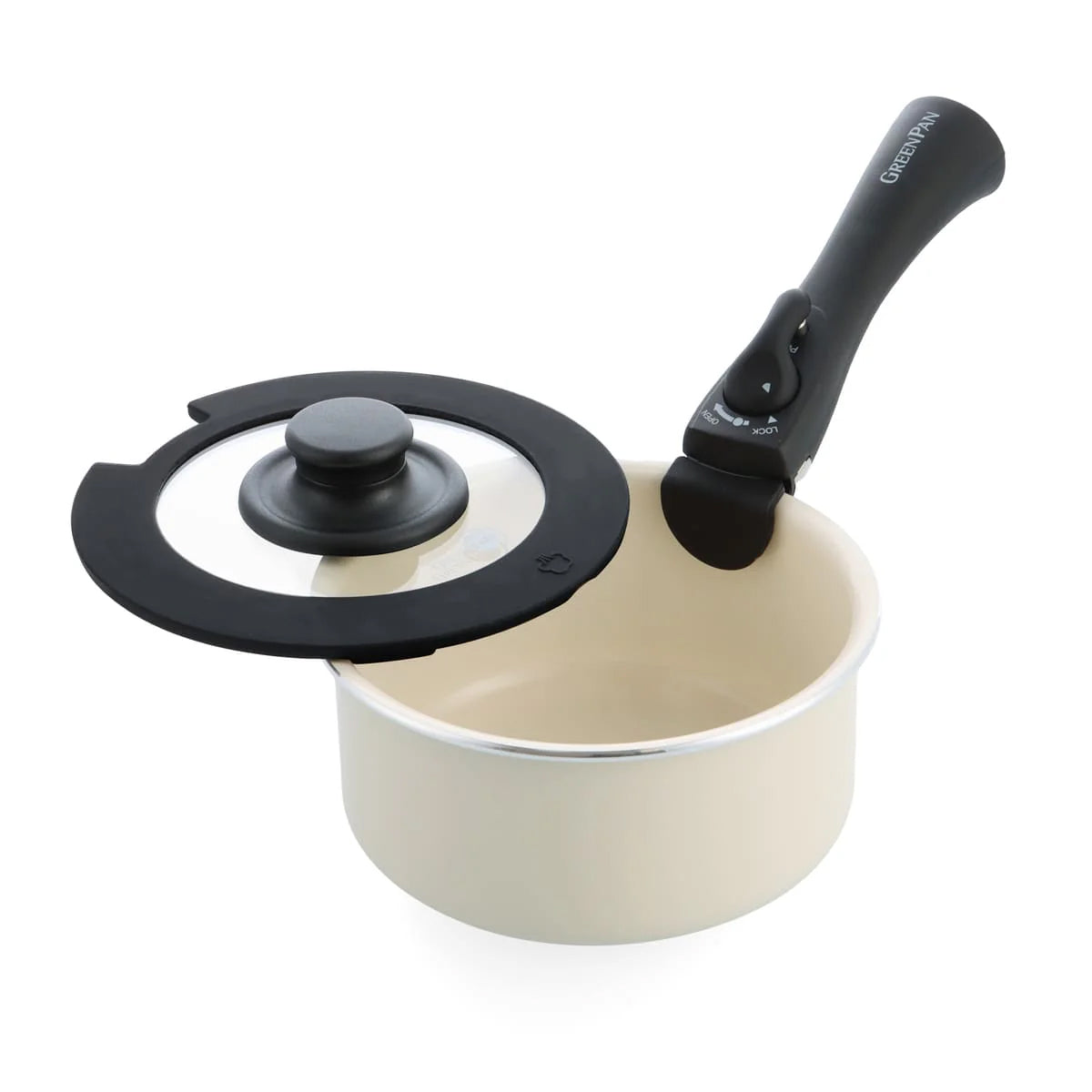 Greenpan Click Chef Induction Frying Pan 8p PFAS Free - Cream White - Adamhnk