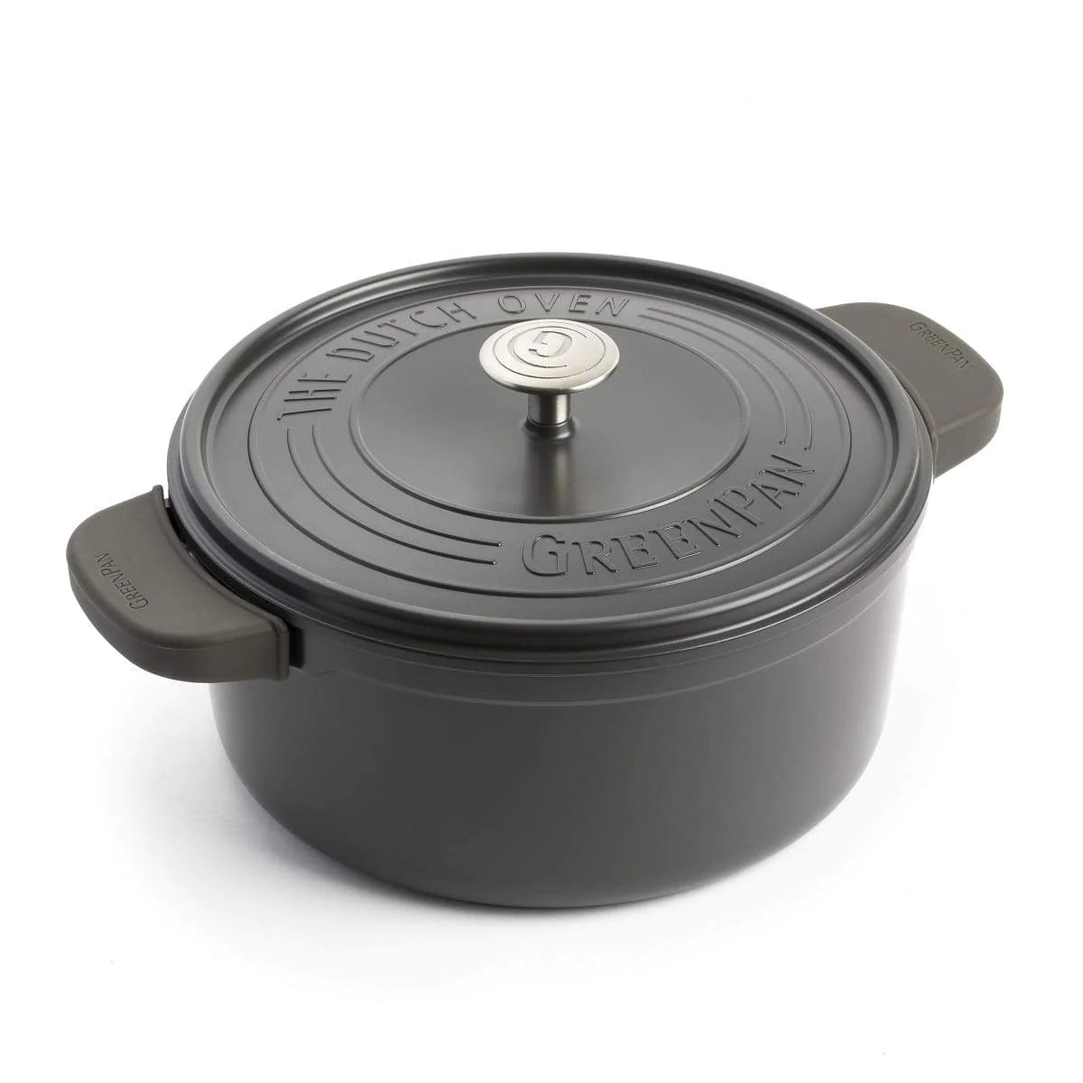 Greenpan Featherweights Casserole (22cm) + Lid PFAS-Free Black - Adamhnk