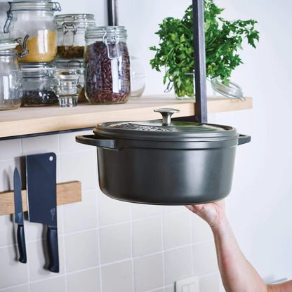 Greenpan Featherweights Casserole (22cm) + Lid PFAS-Free Black - Adamhnk