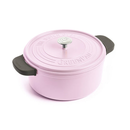 Greenpan Featherweights Casserole (22cm) + Lid PFAS-Free Pink - Adamhnk