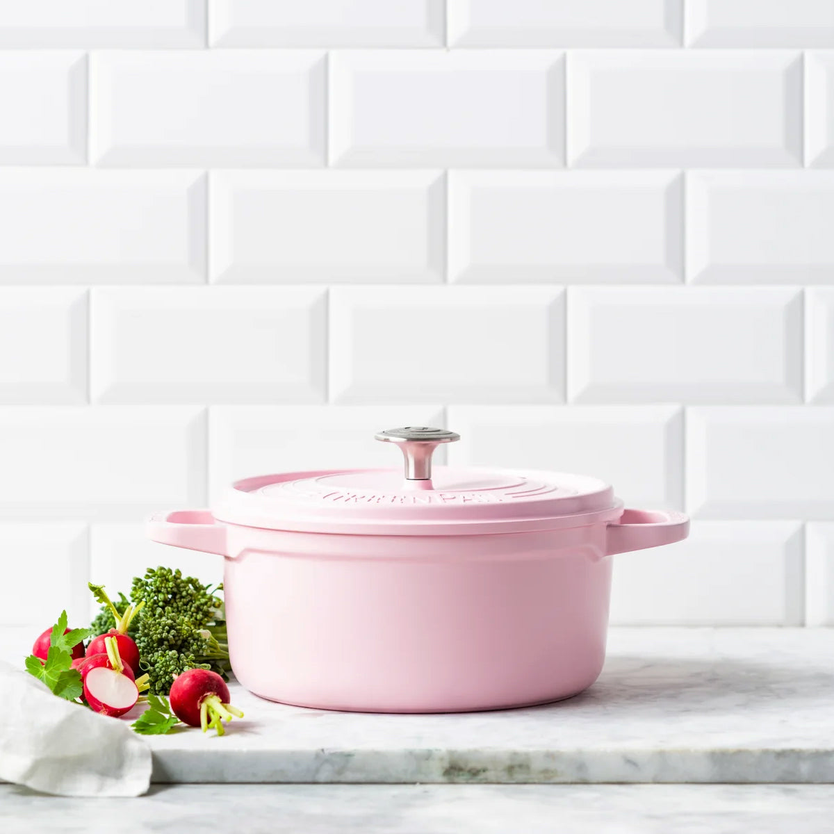 Greenpan Featherweights Casserole (22cm) + Lid PFAS-Free Pink - Adamhnk