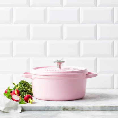 Greenpan Featherweights Casserole (22cm) + Lid PFAS-Free Pink - Adamhnk