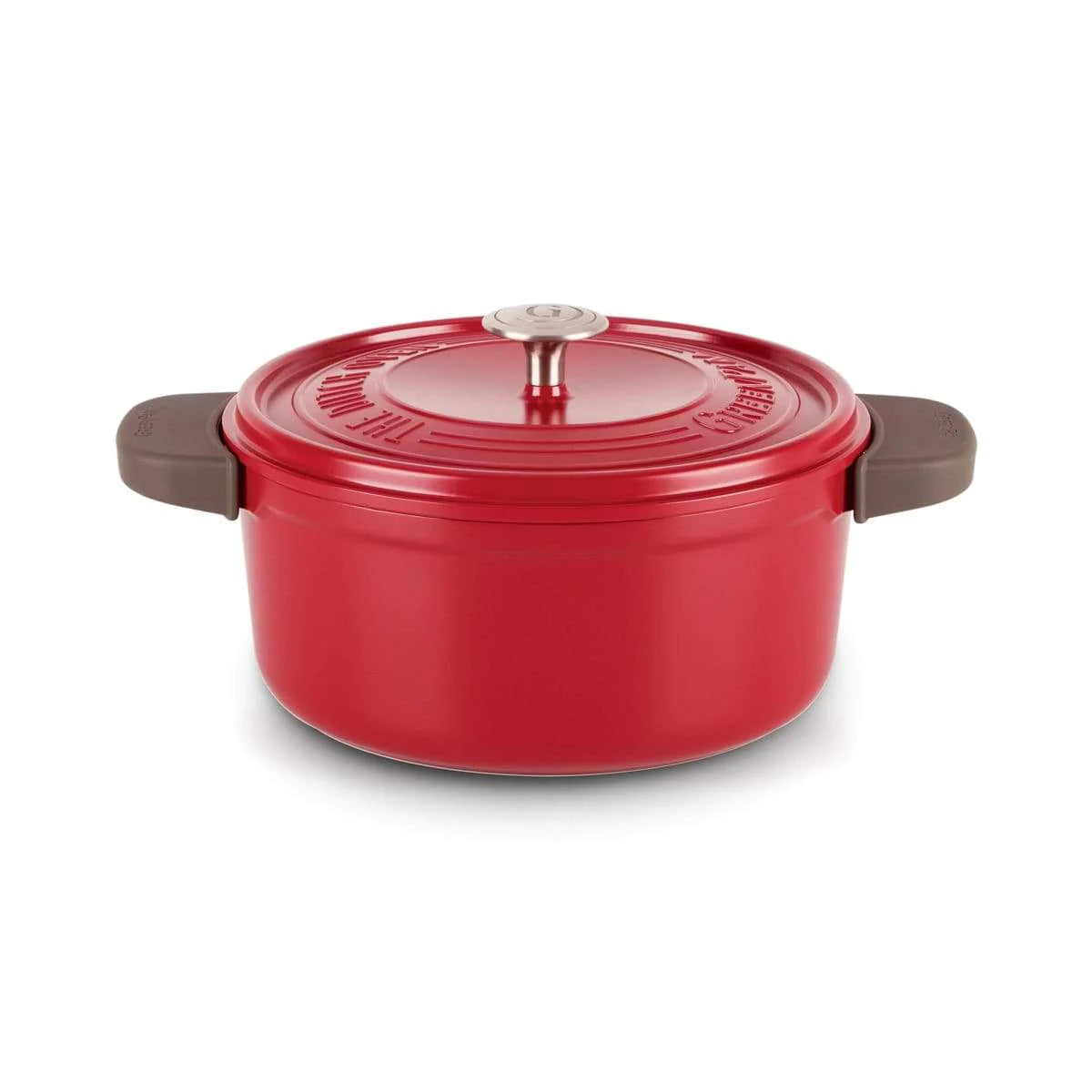 Greenpan Featherweights Casserole (22cm) + Lid PFAS-Free Red - Adamhnk