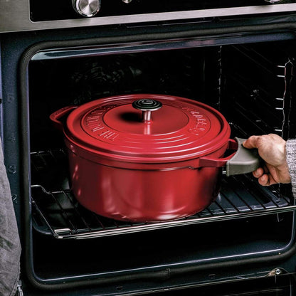 Greenpan Featherweights Casserole (22cm) + Lid PFAS-Free Red - Adamhnk