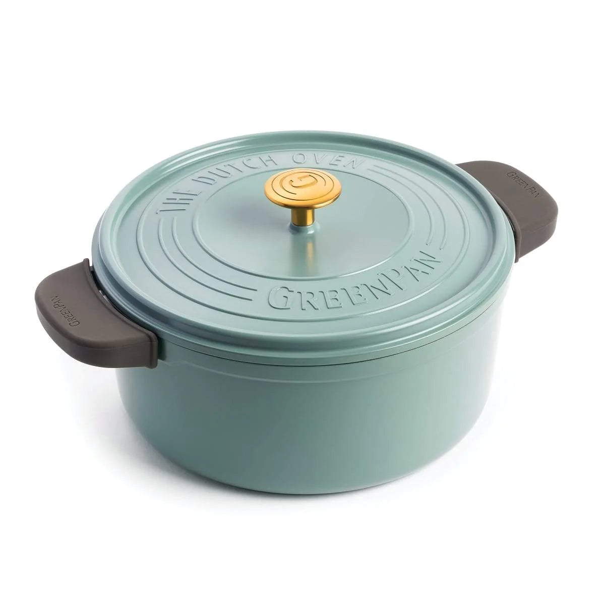 Greenpan Featherweights Casserole (24cm) + Lid PFAS-Free Blue - Adamhnk