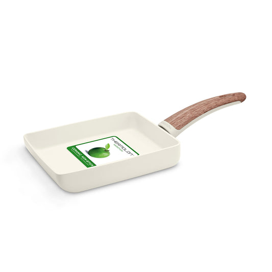 Greenpan Wood-Be Egg Pan (18x14cm) PFA Free - Cream White - Adamhnk