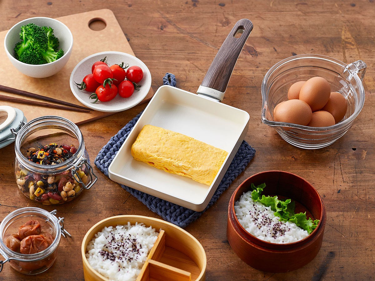 Greenpan Wood-Be Egg Pan (18x14cm) PFA Free - Cream White - Adamhnk