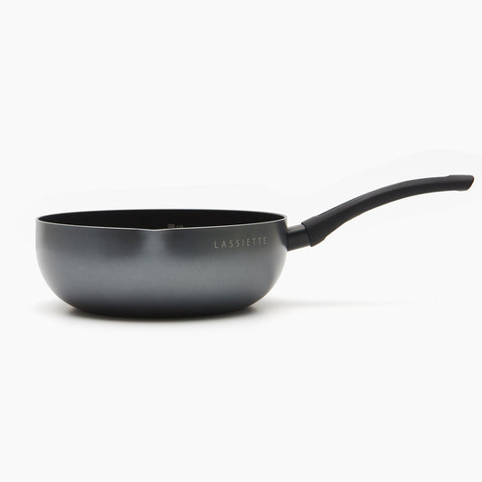 KANN Induction Wok Pan (20cm, 2.0L) Dishwasher Oven Safe No PFOA Black - 라씨에뜨 칸 멀티 볶음팬 20cm - adamhnk