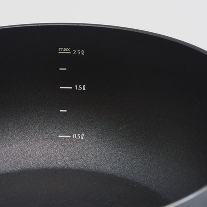 KANN Induction Wok Pan (24cm, 2.5L) Dishwasher Oven Safe No PFOA Black - 라씨에뜨 칸 멀티 볶음팬 24cm - adamhnk