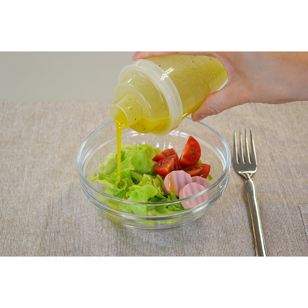 Dressing Shaker (200ml) Measuring Scale Bottle Clear - 코쿠보 드레싱 쉐이커 KK-210 - adamhnk