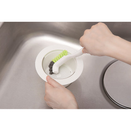 Strainer Corner Brush Kitchen Cleaning Tool Green - 코쿠보 키친브러쉬 KK-324 - adamhnk