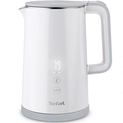 Tefal KO6931 Sense Perfectly Brewed Drink Digital Display Electric Cordless Kettle (1.5L) 6 Cups 1800W White