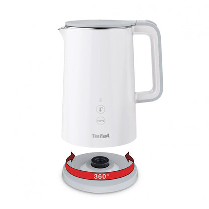 Tefal KO6931 Sense Perfectly Brewed Drink Digital Display Electric Cordless Kettle (1.5L) 6 Cups 1800W White