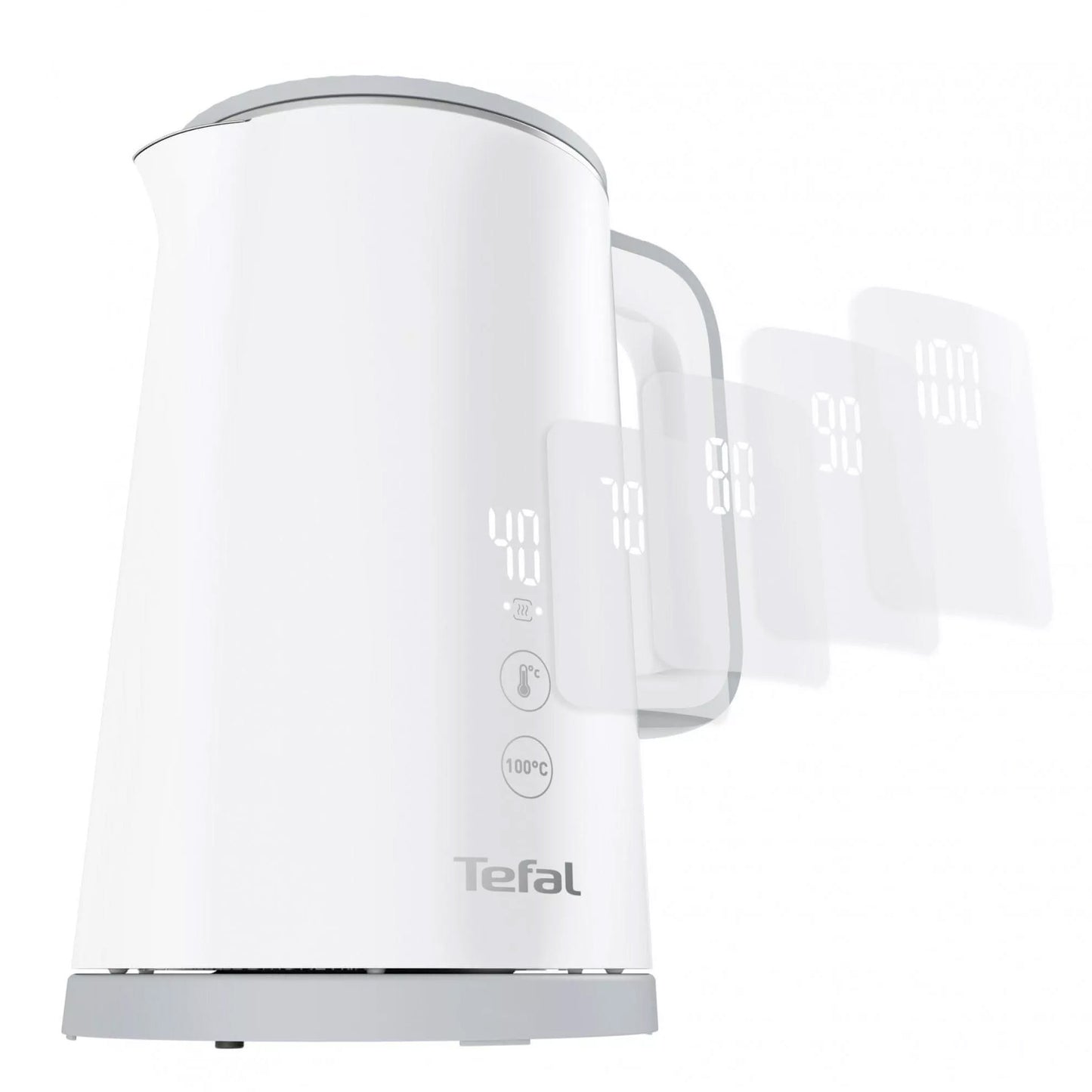 Tefal KO6931 Sense Perfectly Brewed Drink Digital Display Electric Cordless Kettle (1.5L) 6 Cups 1800W White