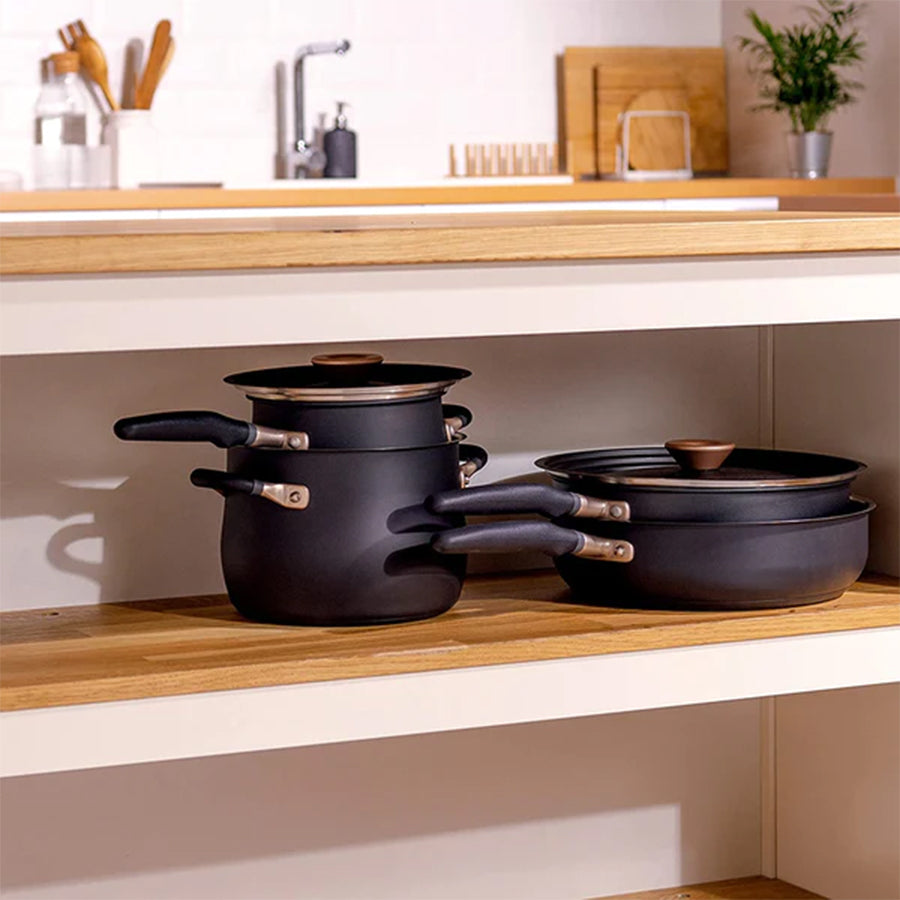 Meyer Accent Series Essential Induction Nonstick Frying Pan 6p No PFOA Black - Adamhnk