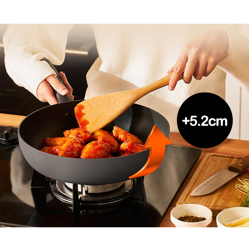 Meyer BAUHAUS Induction Frying Pan (24cm) No PFOA Grey - Adamhnk