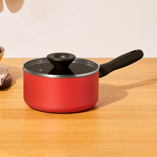 Meyer BAUHAUS Induction Saucepan (16cm) No PFOA Red - Adamhnk