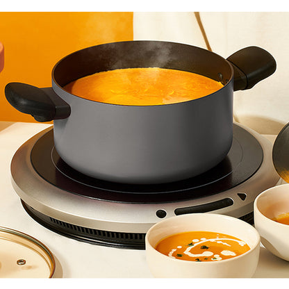 Meyer BAUHAUS Induction Stew Pot (20cm) No PFOA Grey - Adamhnk