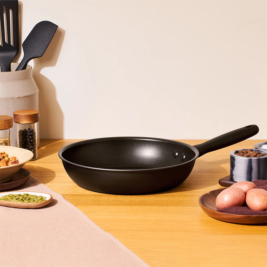 Meyer Midnight Induction Nonstick Frying Pan (26cm) No PFOA Black - Adamhnk