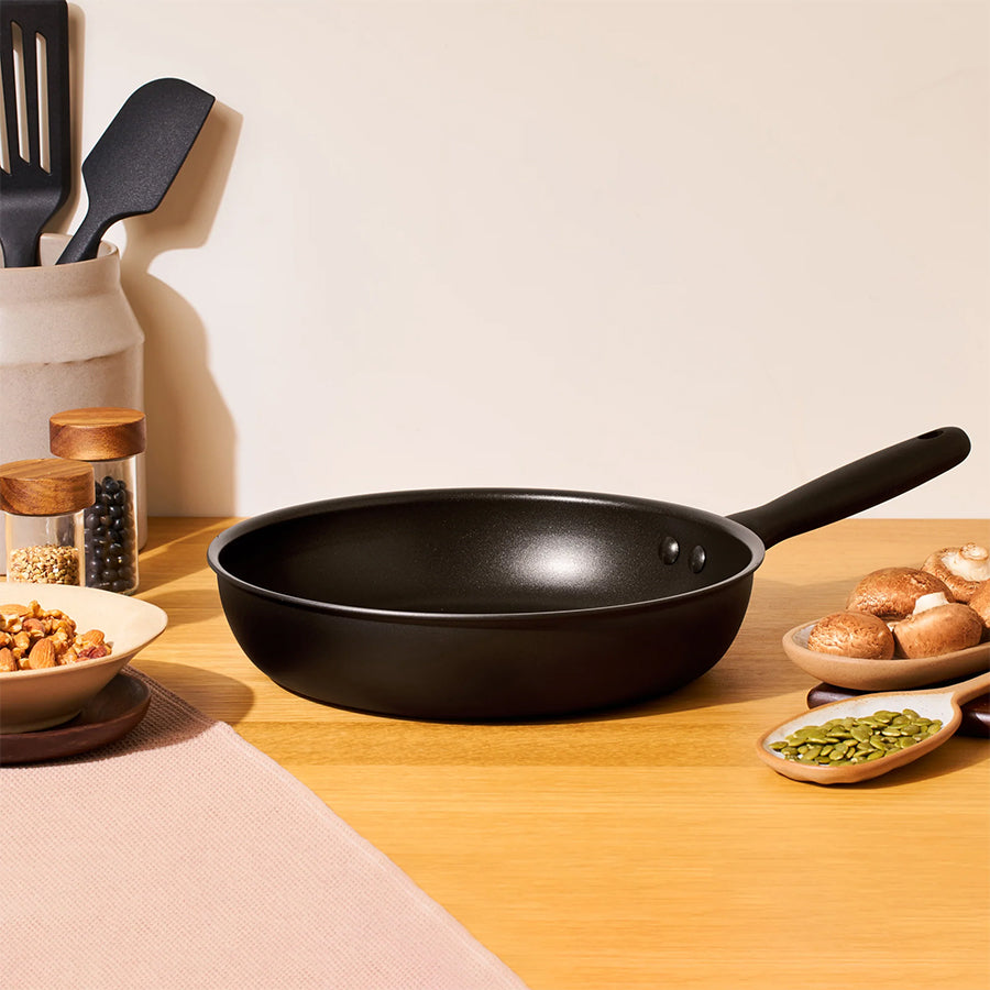 Meyer Midnight Induction Nonstick Frying Pan (28cm) No PFOA Black - Adamhnk